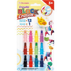 FQNO01 ERASABLE Block Crayon Set