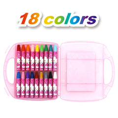 KT0680-01000   CRAYON  18 pcs /Box Assorted