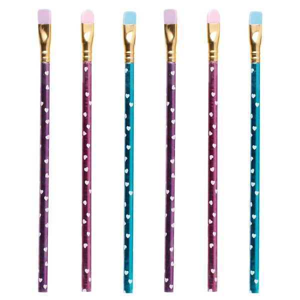 VERT249 Wooden Pencil - Metallic Barrel