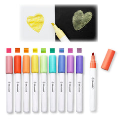 XYOH-A002  10 Pack Glitter Highlighter Pens