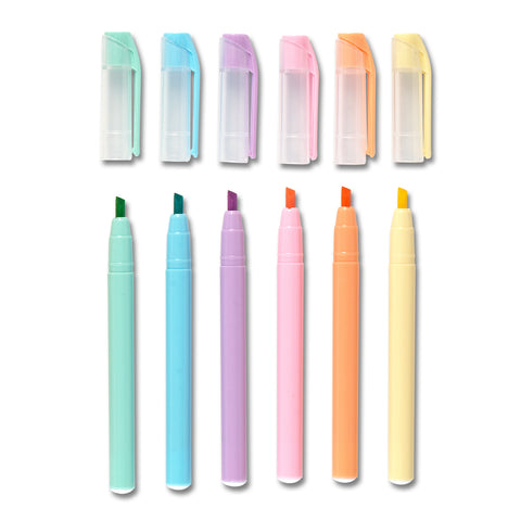 XBOH08 Pastel Highlighter, Pack of 6