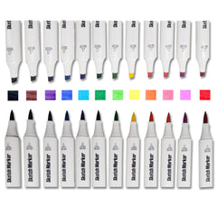 Two Ends Sketch Marker Set 6/pk, Assorted