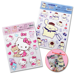 Hello Kitty & Pom Pom Purin Waterproof Sticker Pack