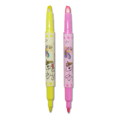 Two ends window tip highlighter 6/pk, Assorted