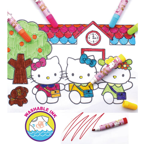 Hello Kitty Washable Color Marker 24 Colors Set