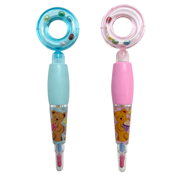 AMBT08  Erasable Crayon with Donut Ring Topper