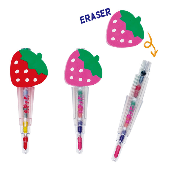 ARBB06  Erasable Crayon with Eraser Topper