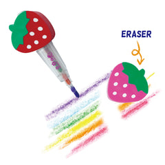 ARBB06  Erasable Crayon with Eraser Topper