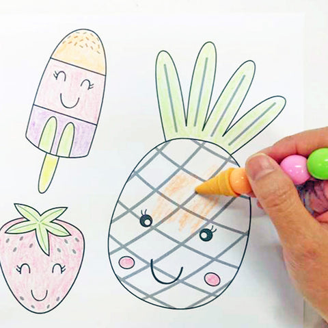 CDDG01 ERASABLE Scoop Stacking Crayon