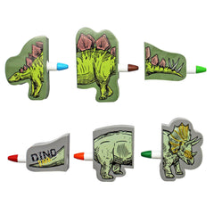 CGFE37 Dinosaur 3 Colors in 1 Erasable Crayon