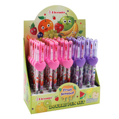 DUON34  3D Heart Eraser with Pencil & Erasable Color Pencil