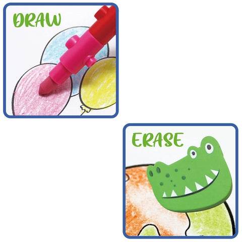 FQNO02 ERASABLE Block Crayon Set