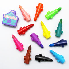 FQNO04 ERASABLE Block Crayon Set