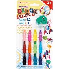 FQNO06 ERASABLE Block Crayon Set