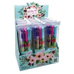 IPDS06 Gel Pen Set With Flower Design