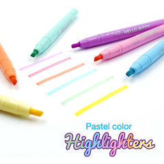 K0743-08000 Pastel Highlighter, Pack of 6