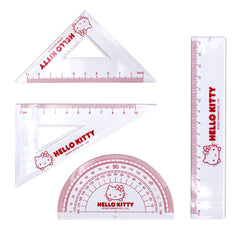 Hello Kitty 4 Pcs Ruler Set