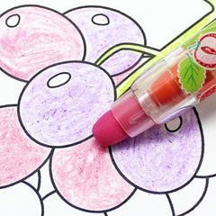 LEOT01 Rocket Erasable Crayon With Fruit Eraser Topper