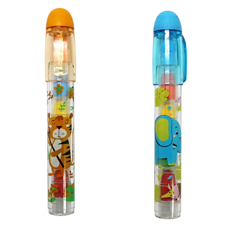 LEOZ18 Rocket Erasable Crayon With Eraser Topper