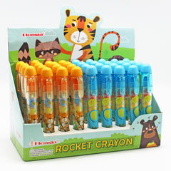 LEOZ18 Rocket Erasable Crayon With Eraser Topper