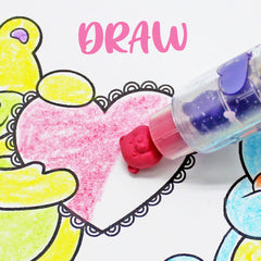 LLOC02 Bear Shaped Rocket Crayon