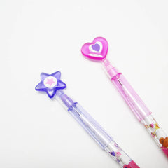 PARTD65 Non-Sharpening Pencil with  Star and Hear Topper