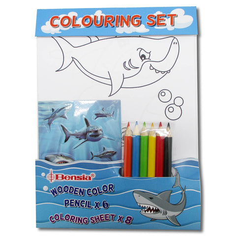 WCNO235 Shocking Shark Drawing Set