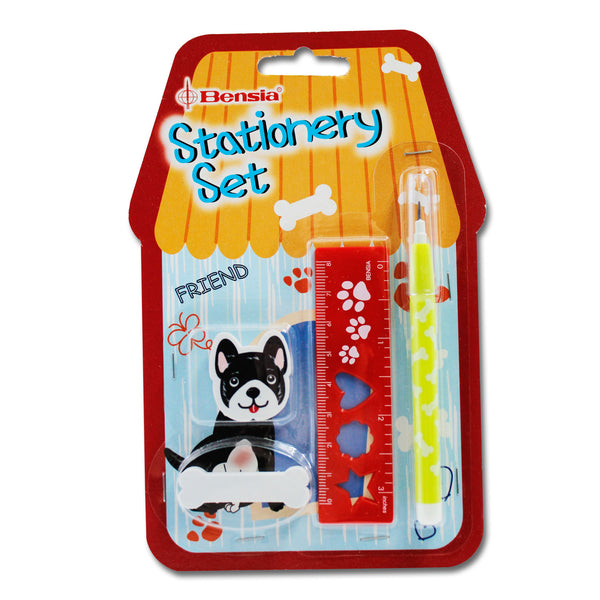 WCWO198 Doggy Doggie Stationery Set