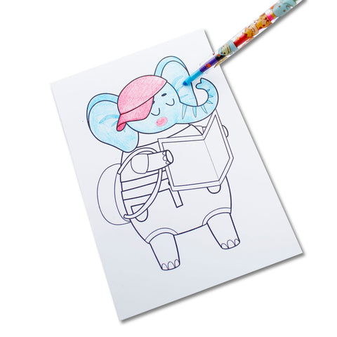 WCWO242 Animal Friends Coloring Set