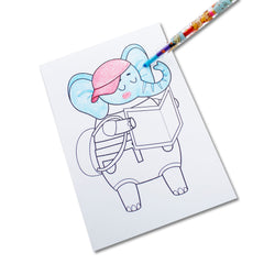 WCWO242 Animal Friends Coloring Set